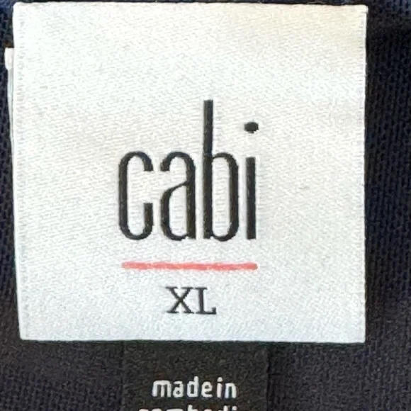 CAbi Navy Floral Midnight Midi  Dress, Size Extra Large - Picture 12 of 14